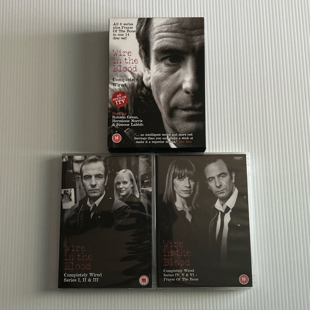DVD Wire In The Blood Complete TV Series 1-6+ British Crime Drama ~ REGION 2 ~